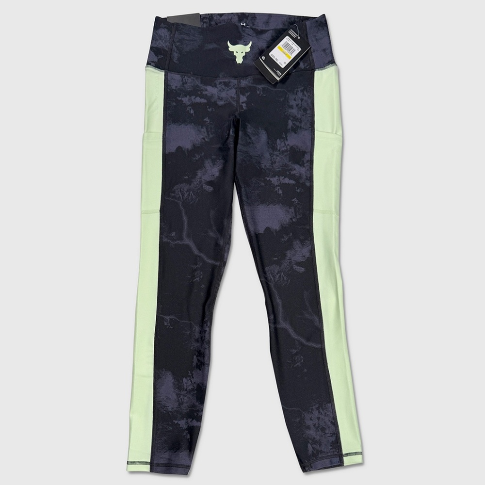 Under‎ Armour Project Rock Heatgear Ankle Leggings - NWT Womens Medium #48862-G4